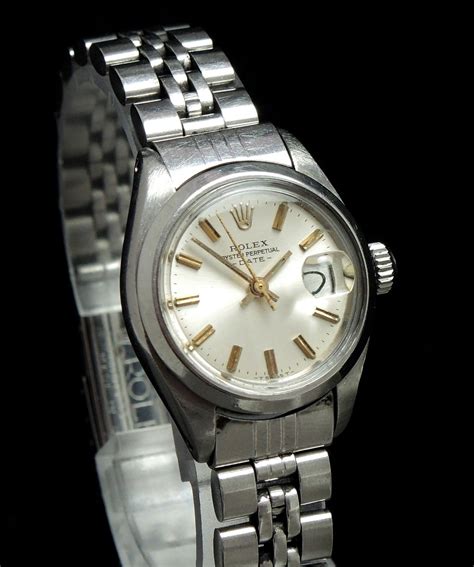 rolex oyster perpetual date vintage woman|rolex oyster perpetual women's vintage.